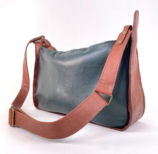 Saddle Bag in Hunter Green - The Lily 13