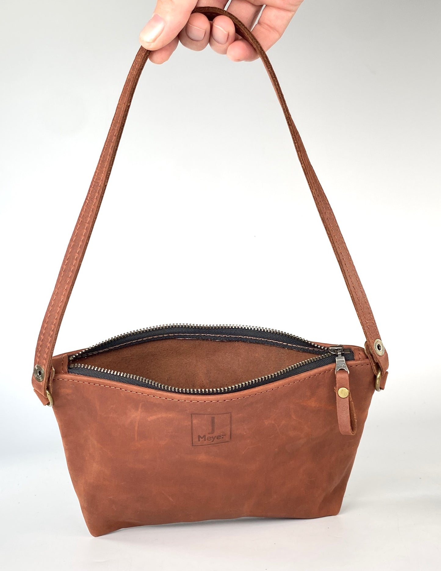 Tagalong Shoulder Purse in Medium Brown