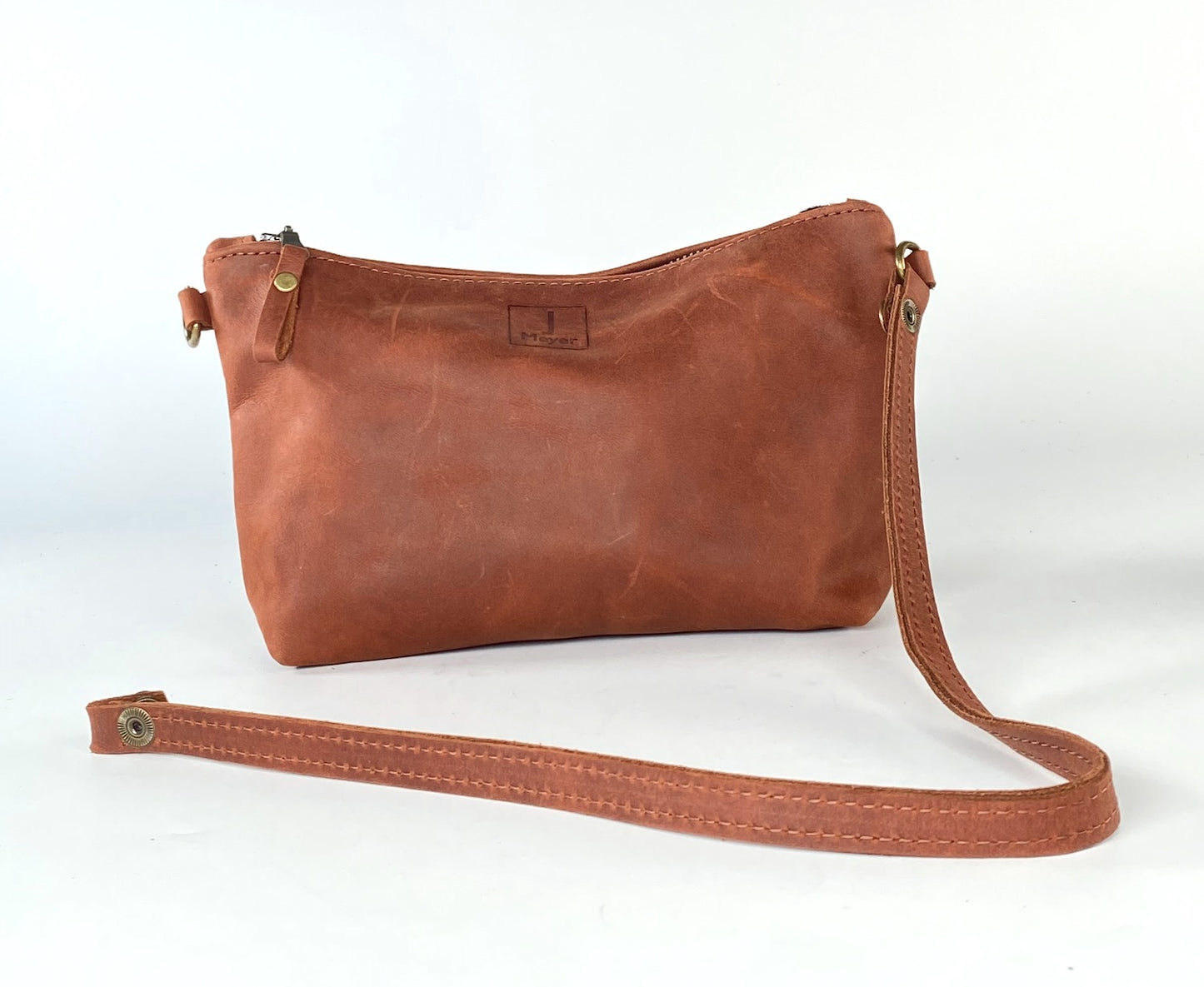 Tagalong Shoulder Purse in Medium Brown