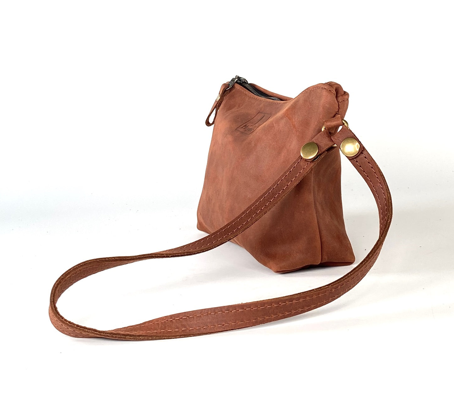 Tagalong Shoulder Purse in Medium Brown