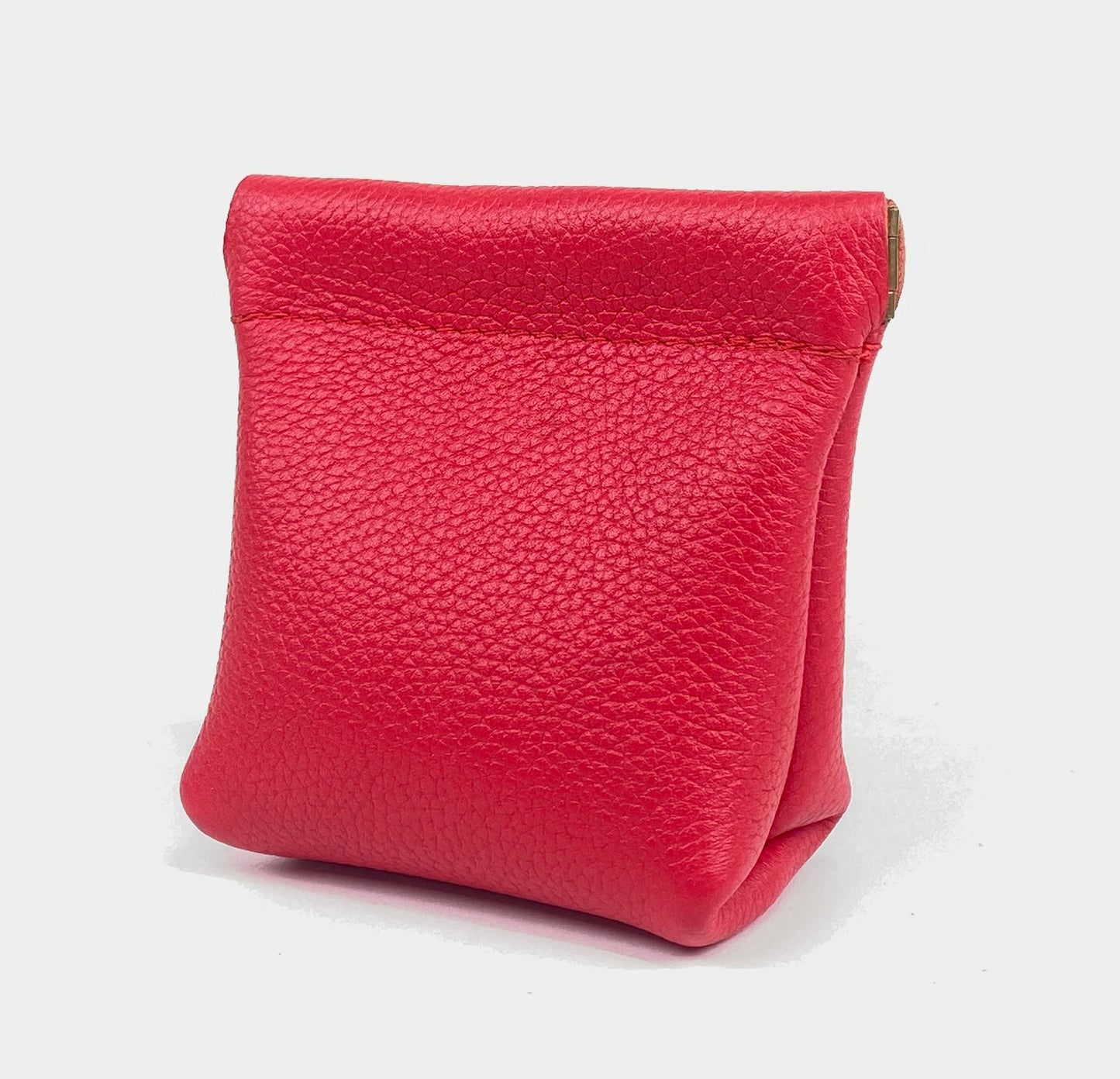 Red Squeeze Coin Pouch Purse