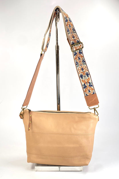 Tan Leather Crossbody Purse