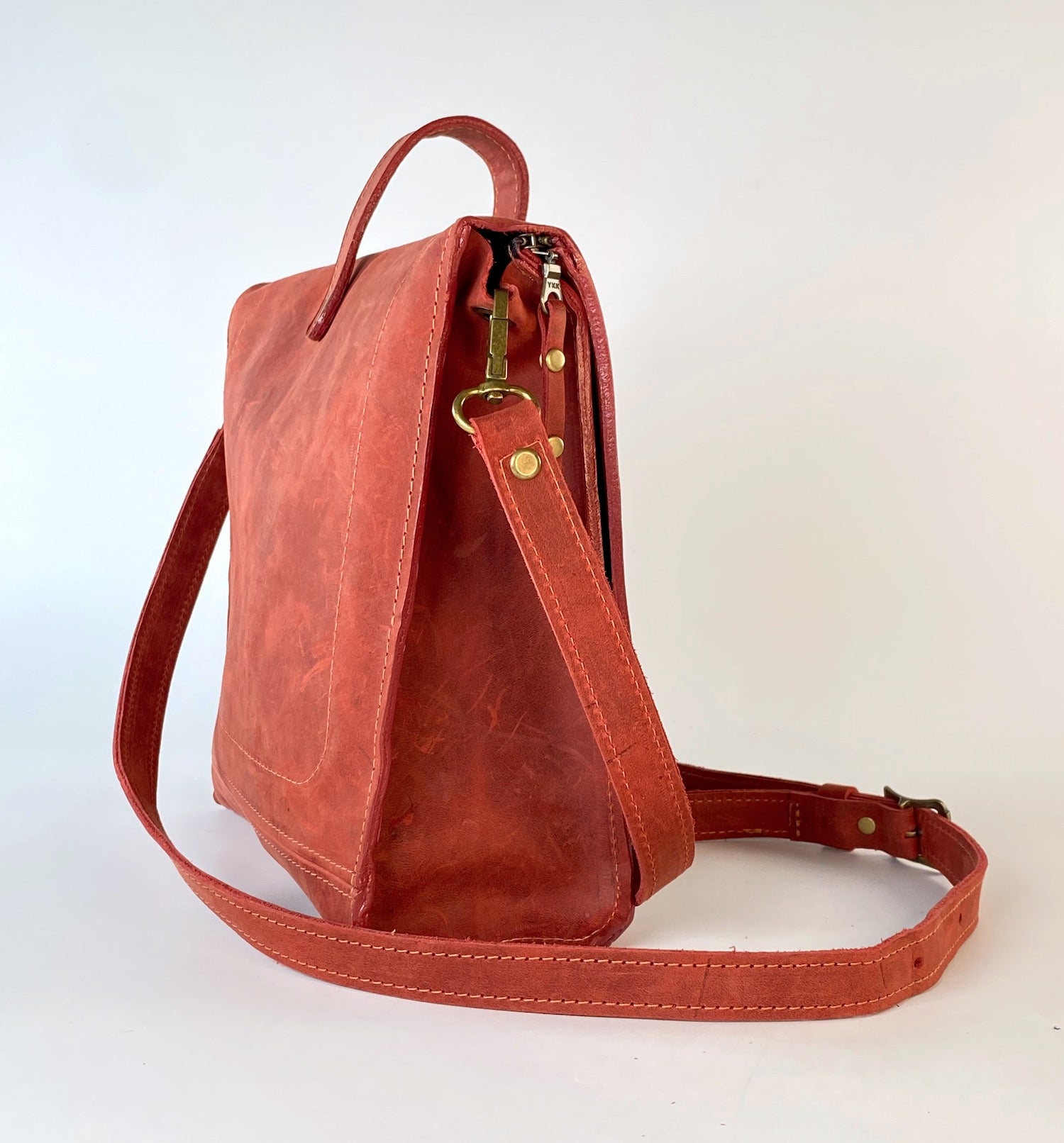 Red Satchel Purse on sale