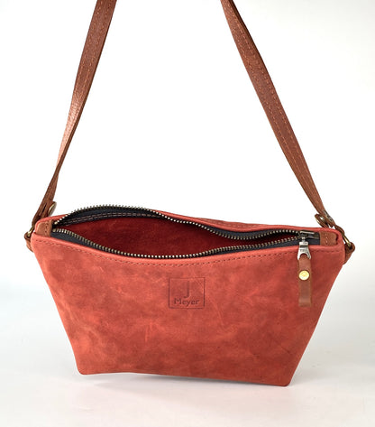 Tagalong Shoulder Purse in Tomato Red