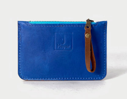 Card & Coin Wallet in Blue